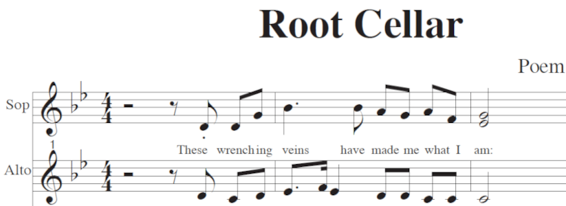 Score preview for Root Cellar